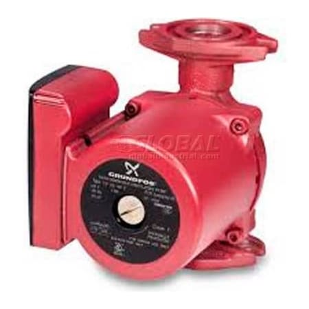 Grundfos UPS15-42F Circulator Water Pump, Cast Iron, 220V, 1/25 HP, 3 Speeds 59896180